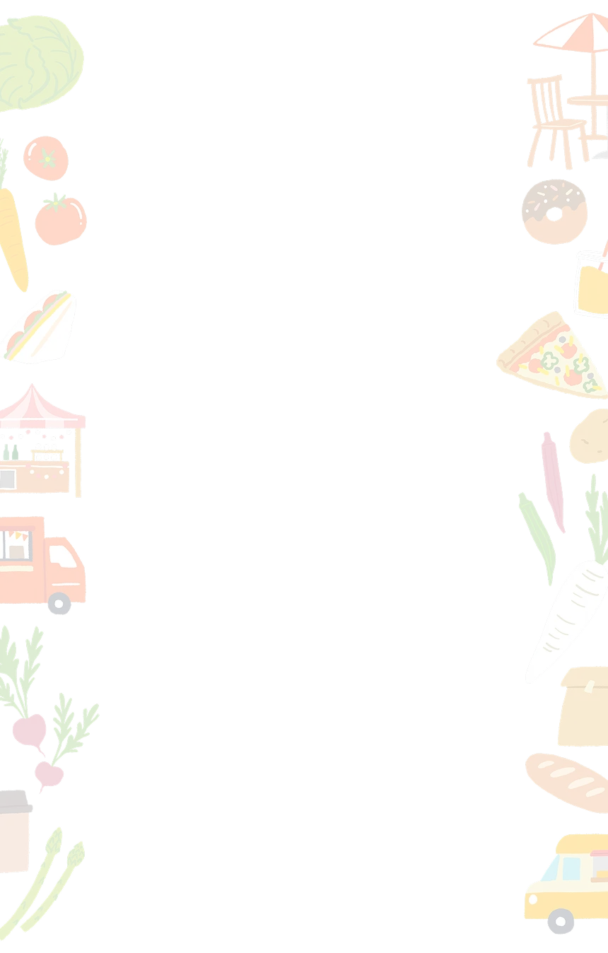 キッチンカー背景